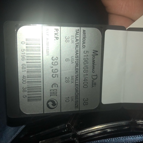 Blue Chambray Style Flutter Sleeve Top - Picture 5 of 8